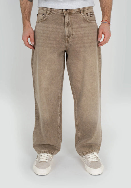 X-tra Baggy Dye Denim washedbrown Vorderansicht