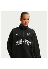 Half Zip Fleece SB FC black Closeup2