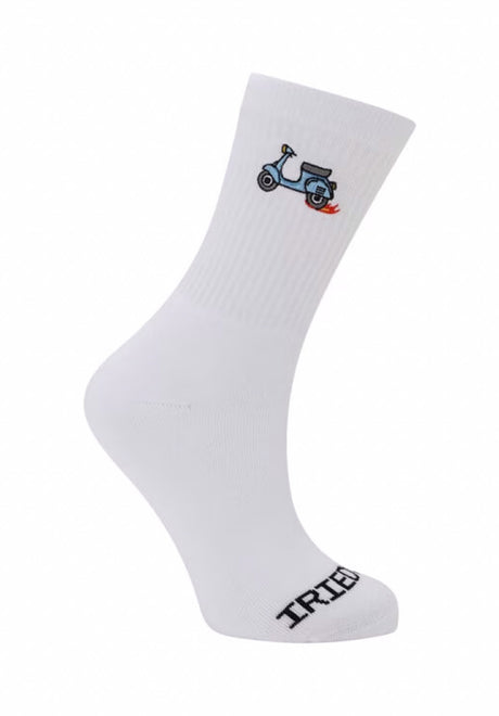 iriedaily Fast Scooter Socken white – Vorderansicht