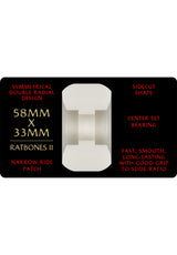 Dragons 93A RB2 Symmetrical Narrow Ride offwhite Rueckenansicht