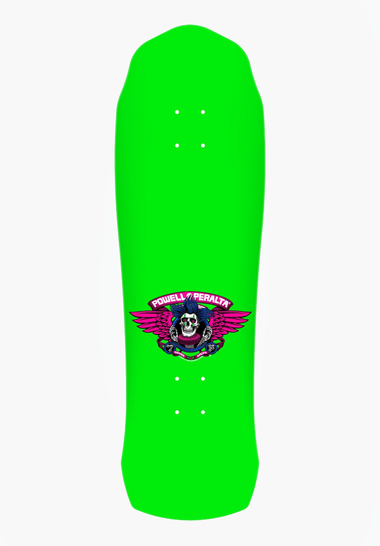 Chris Hiett Skull green Rueckenansicht