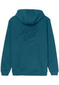 Tonal Opus Dot Stripe Hood darkteal Vorderansicht