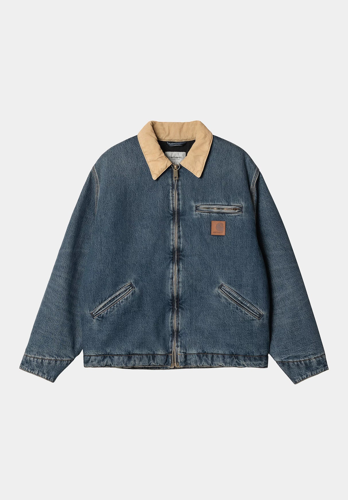 OG Detroit blue-dustyHbrownwornusedwashed Vorderansicht