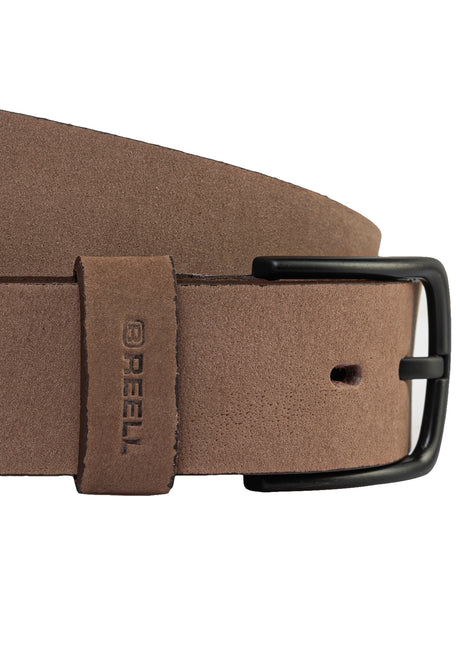 All Black Buckle Belt cappuccino Rueckenansicht