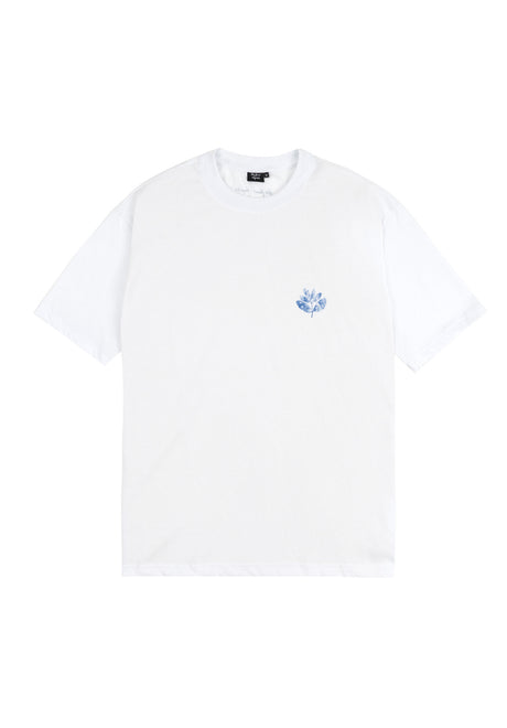 Blue Flowers Collab white Vorderansicht