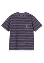 W' S/S Hanson Pocket hansonwstripe-lokers-garmentdyed Vorderansicht
