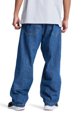 Baggy Denim stoneindigo Rueckenansicht