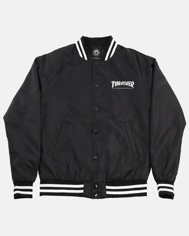 Mag Logo Dugout Varsity black-white Vorderansicht