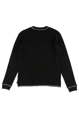 Scan Pigment-Dyed Contrast Stitch Thermal black Rueckenansicht