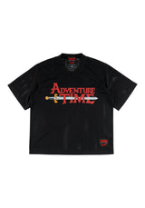 Adventure Time Football Jersey black Vorderansicht