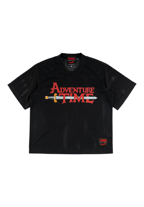 Adventure Time Football Jersey black Vorderansicht