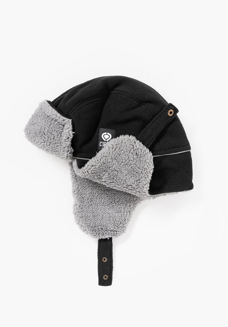 Combat Trapper Hat black Rueckenansicht