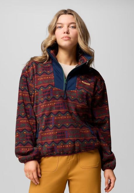 Sequoia Grove Printed Half Zip richwinehorizons Vorderansicht