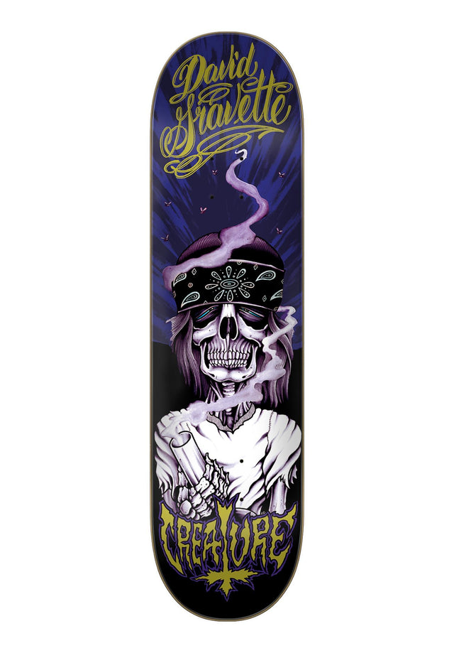 Gravette Hippie Skull Pro purple Vorderansicht