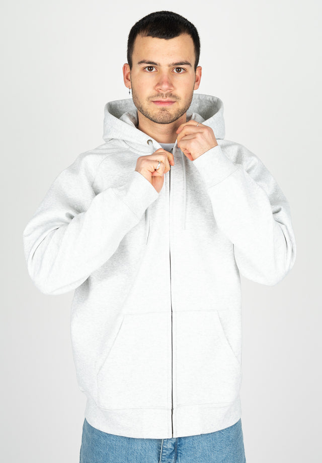 Hooded Chase Jacket ashheather-gold Vorderansicht
