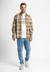 Beesil blue-orange-checked Vorderansicht