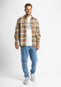 Beesil blue-orange-checked Vorderansicht