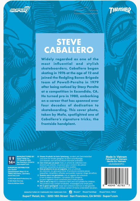 Powell-Peralta ReAction Figure Steve Caballero Thr multicolored Rueckenansicht