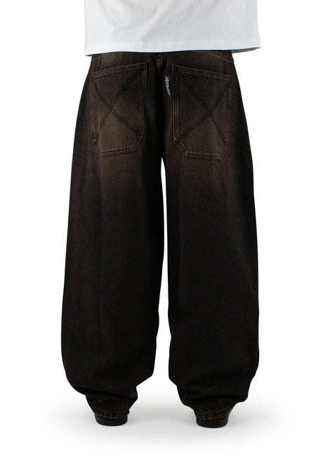 x-Tra Monster Black Label dirty-black Rueckenansicht