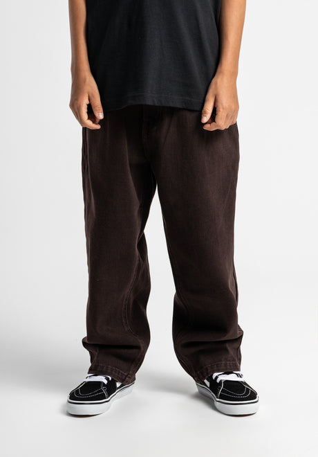 Boogy Kids darkbrown-denim Vorderansicht