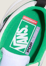 Skate Old Skool Wafflecup white-green Oberansicht