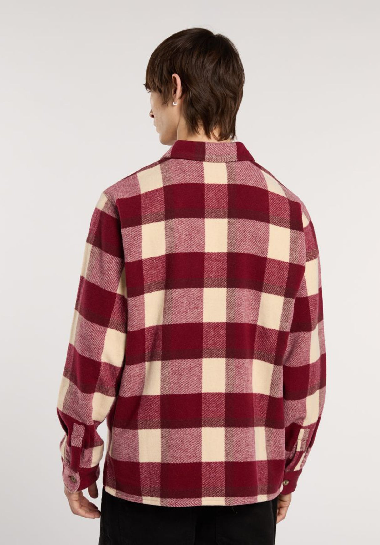 Plaid Coaling tibetanred Rueckenansicht