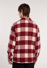 Plaid Coaling tibetanred Rueckenansicht