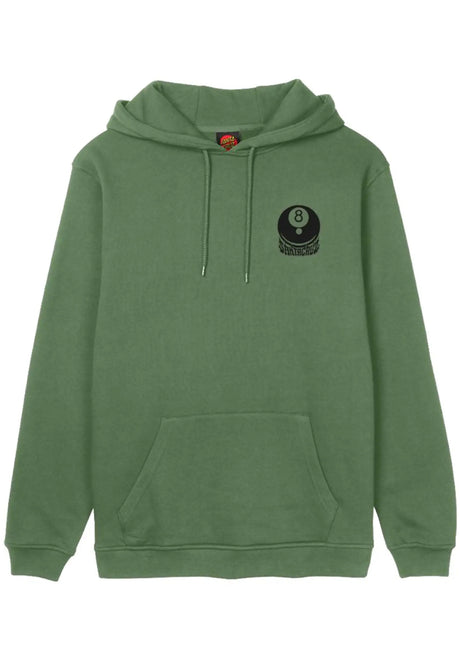 Santa-Cruz Winkowski 8 Ball Samurai Hoodie dillgreen – Rückenansicht