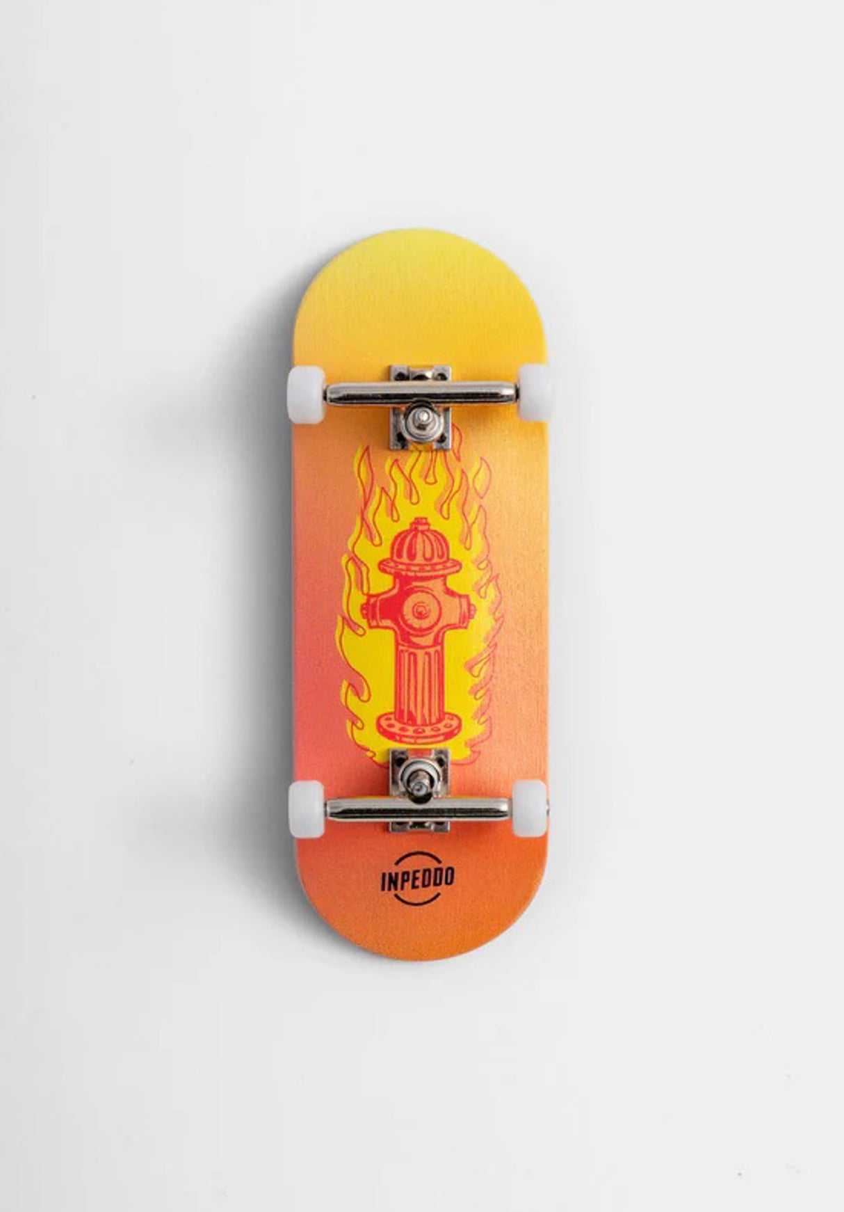 Hydrant 5-Ply Wooden Fingerboard Gen3 yellow-red Vorderansicht