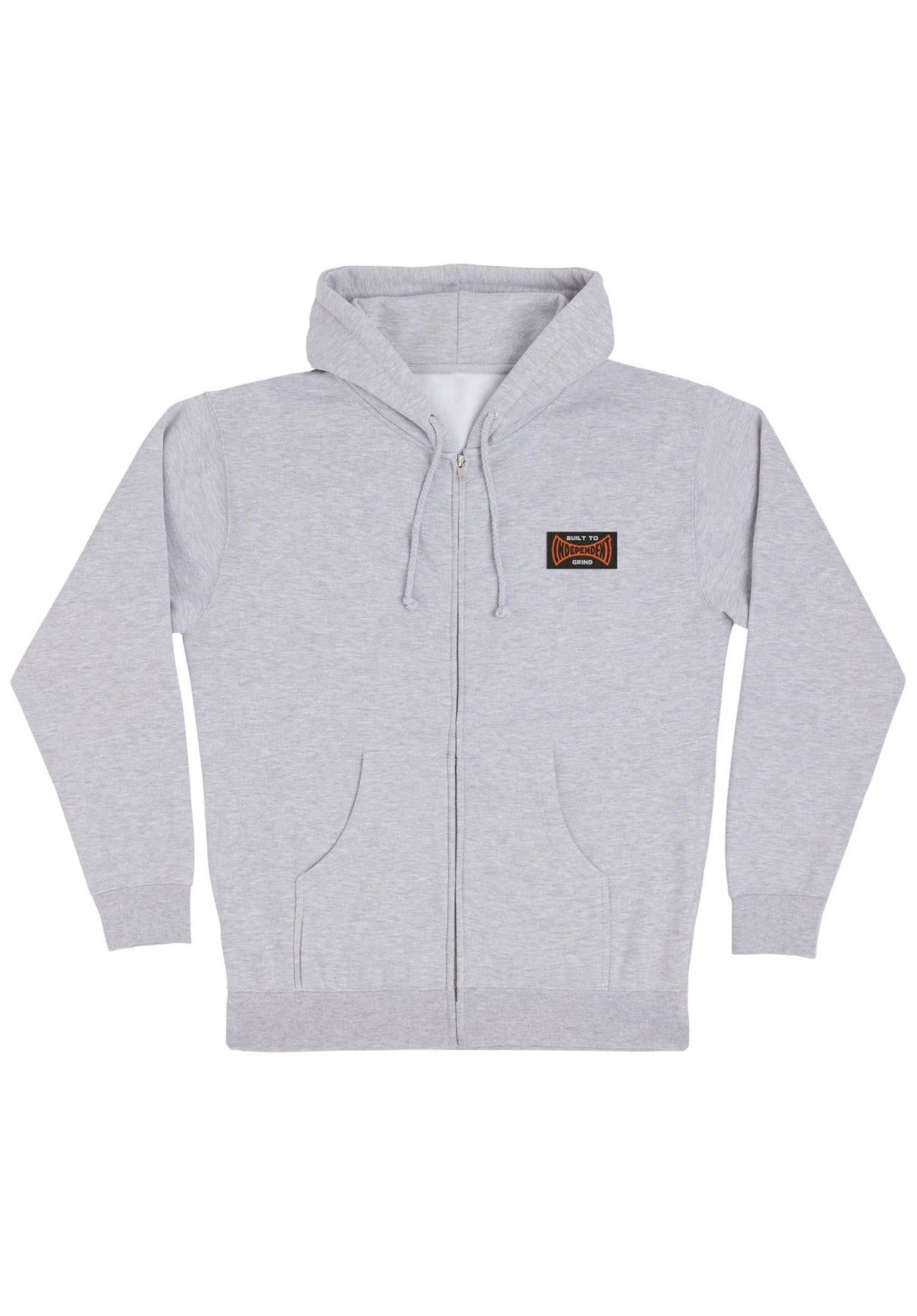 Built To Grind Span Heavyweight grey-heather Rueckenansicht