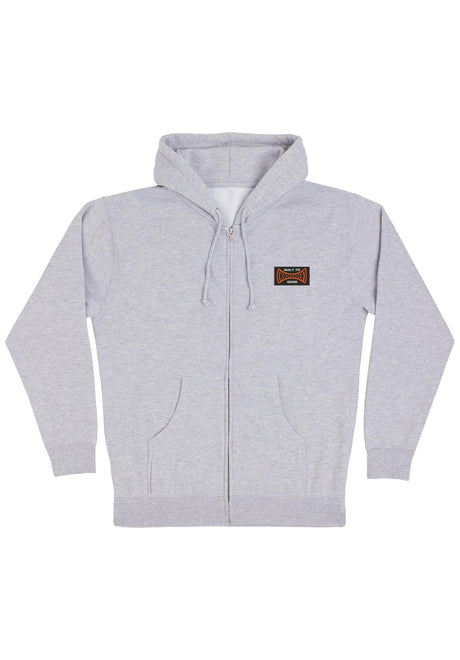 Built To Grind Span Heavyweight grey-heather Rueckenansicht