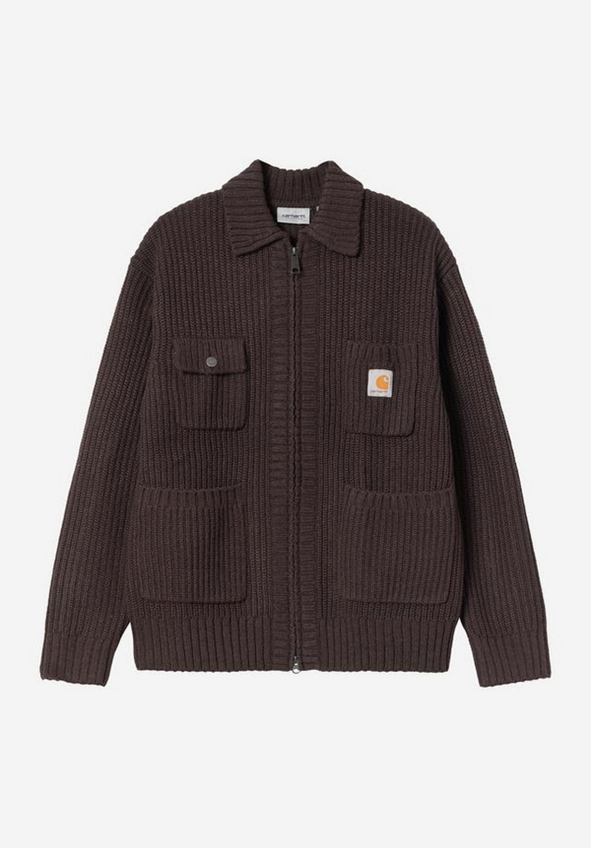 Chore Knit Jacket palisander Vorderansicht