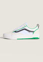 Skate Old Skool Wafflecup white-green Vorderansicht