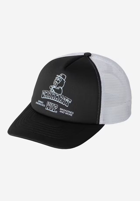 Sandwich Trucker Cap black Vorderansicht