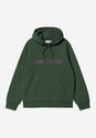 Hooded Carhartt Sweatshirt sycamoretree-phlox Vorderansicht