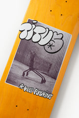 Einkaufswagen orange Oberansicht