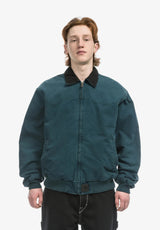 OG Santa Fe Jacket deeplagoon-blackstonecanvas Closeup1