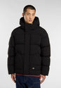 Eagleville Hooded Puffer black Vorderansicht