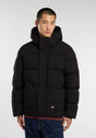 Eagleville Hooded Puffer black Vorderansicht