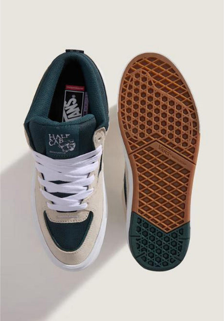Skate Half Cab WaffleCup oatmeal-deepteal Closeup2