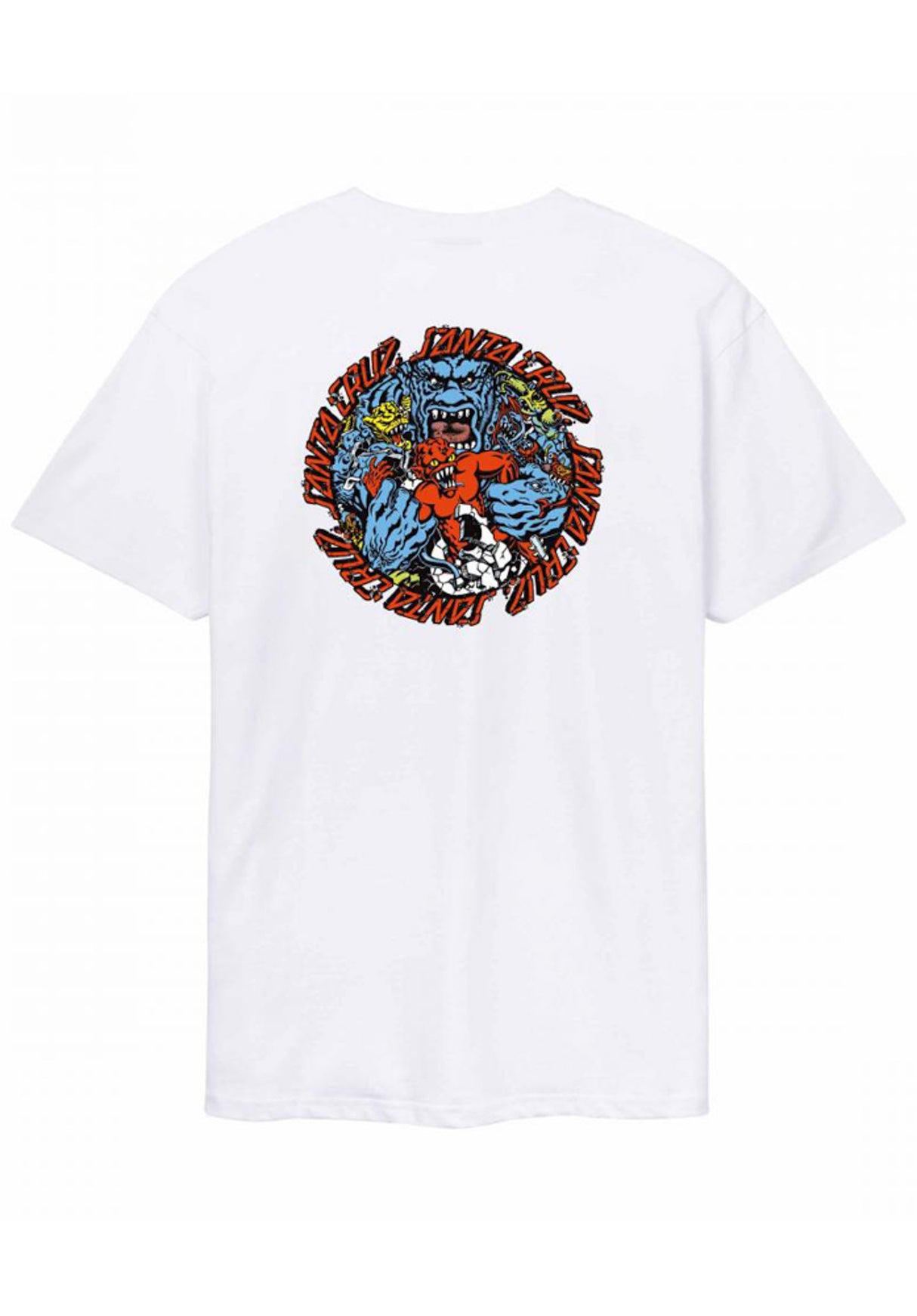 Roskopp Monster Strip white Rueckenansicht