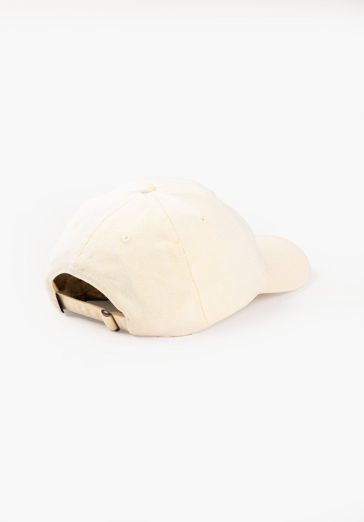 HXGN Icon Dad Cap cream-washed-denim Rueckenansicht