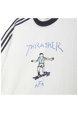Thrasher x AFA Gonz Ringer white Closeup1