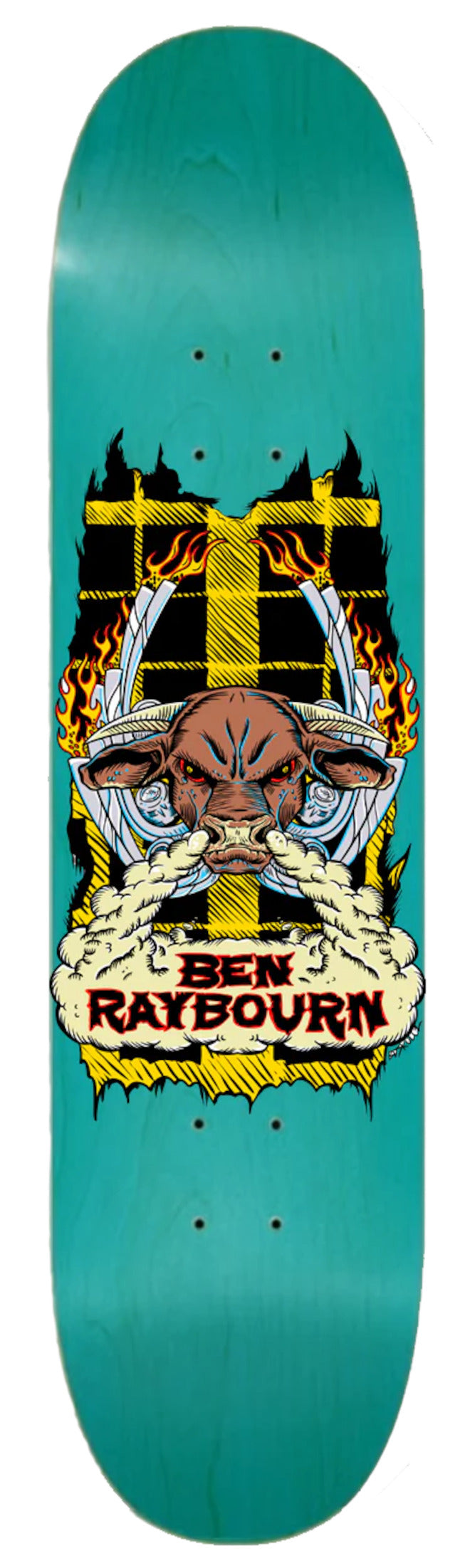Ben Raybourn Steer Metal Skateboards Deck in multicolored – TITUS