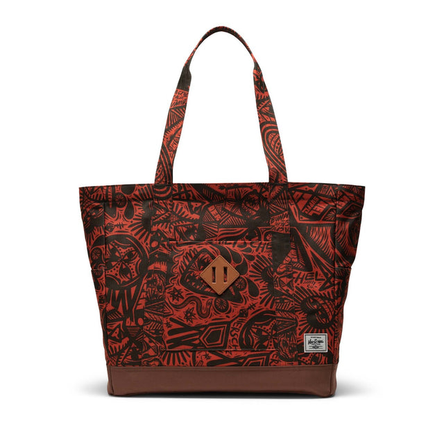 Thomas Campbell Heritage Tote TC forest night-saddle brown Vorderansicht