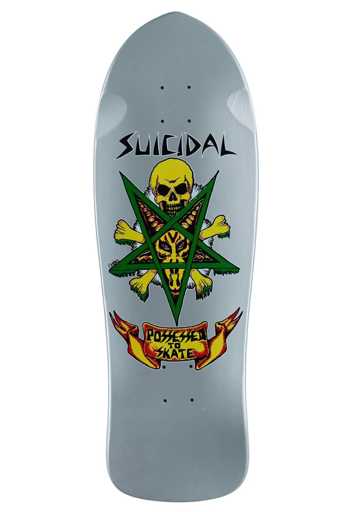 Suicidal Skates Possessed To Skate 80s Reissue silver full dip Vorderansicht
