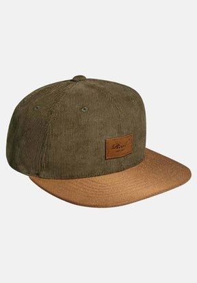 Suede 6-Panel olive-cord Vorderansicht