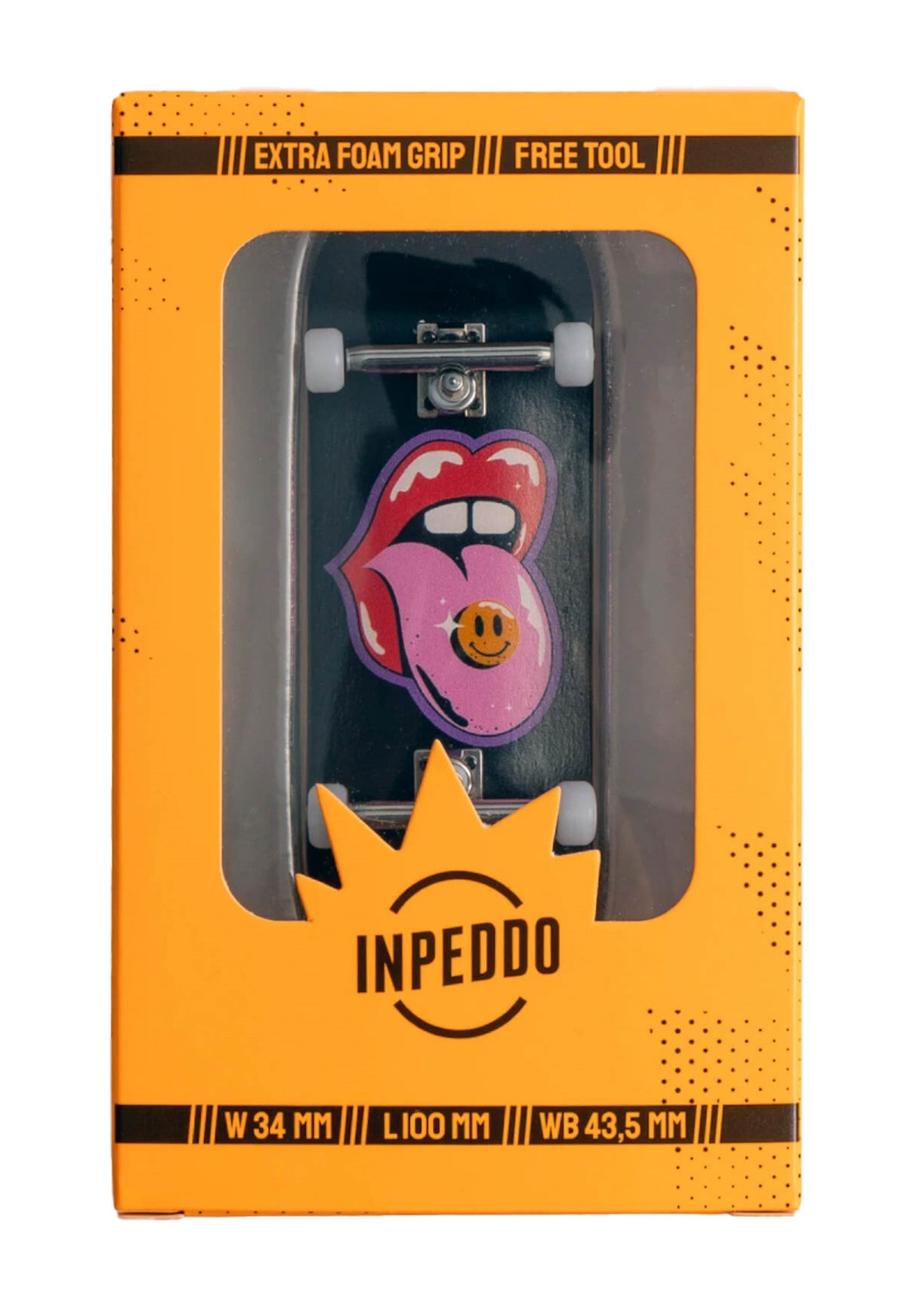 Happy Mouth Wooden 5-Ply Fingerboard multicolored Closeup1