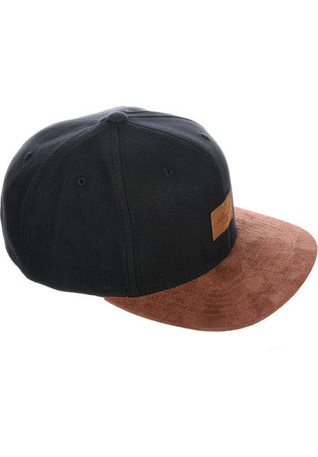 Suede 6-Panel black Closeup2