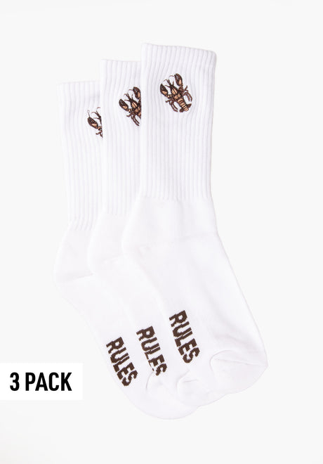 Lobster 3 Pack white Vorderansicht